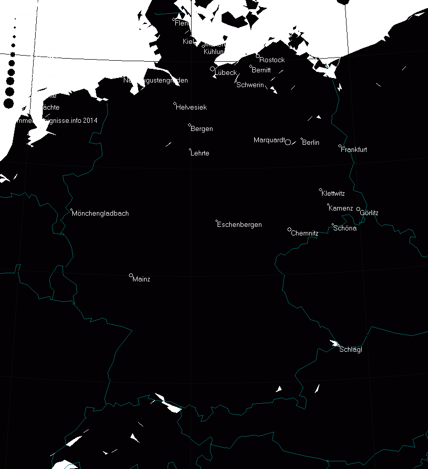 NLC-Beobachtungen in Mitteleuropa 2003