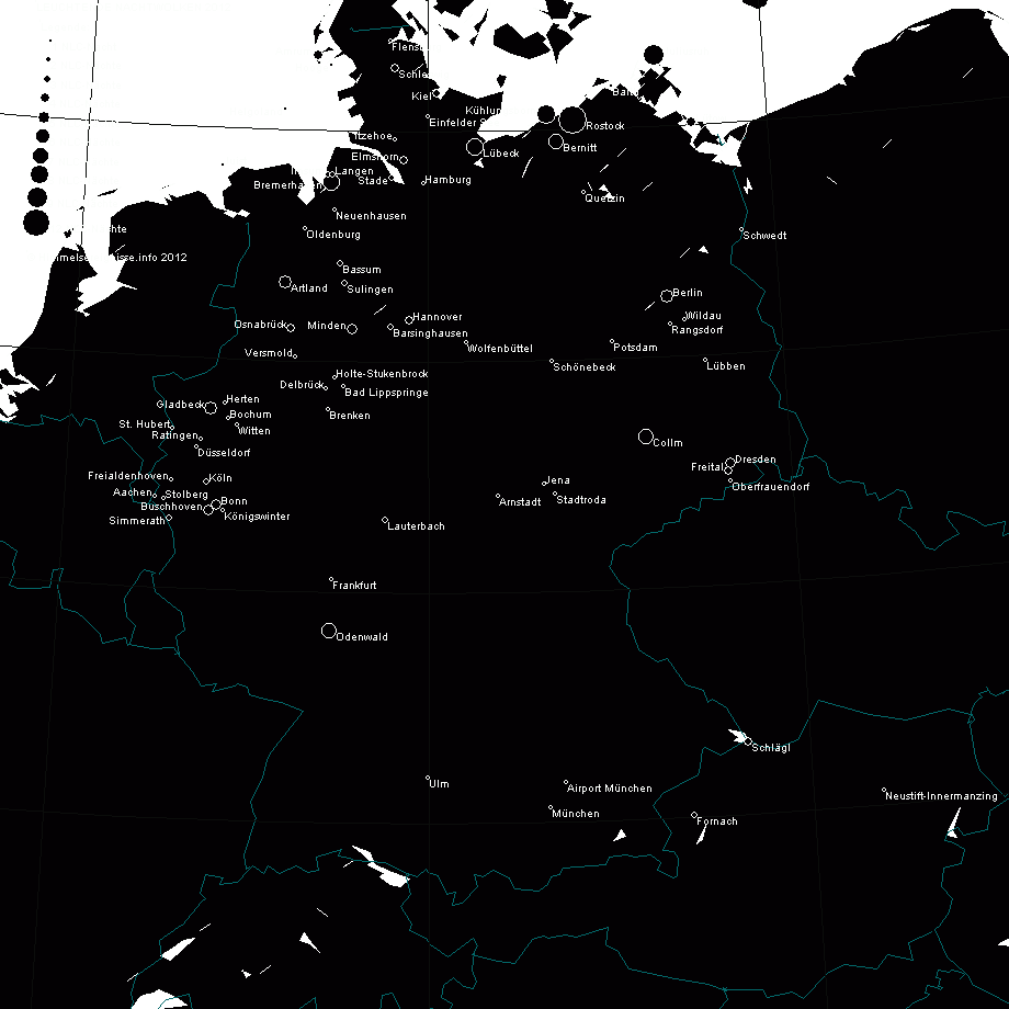NLC-Beobachtungen in Mitteleuropa 2012