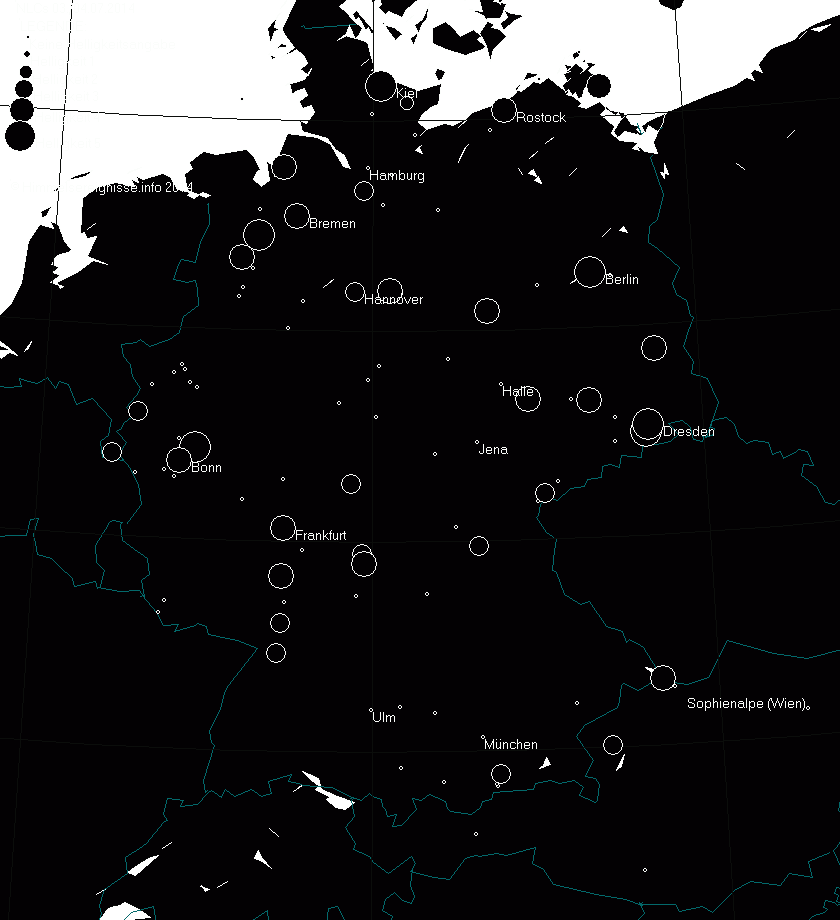 NLC-Beobachtungen in der Nacht 03./04.07.2014