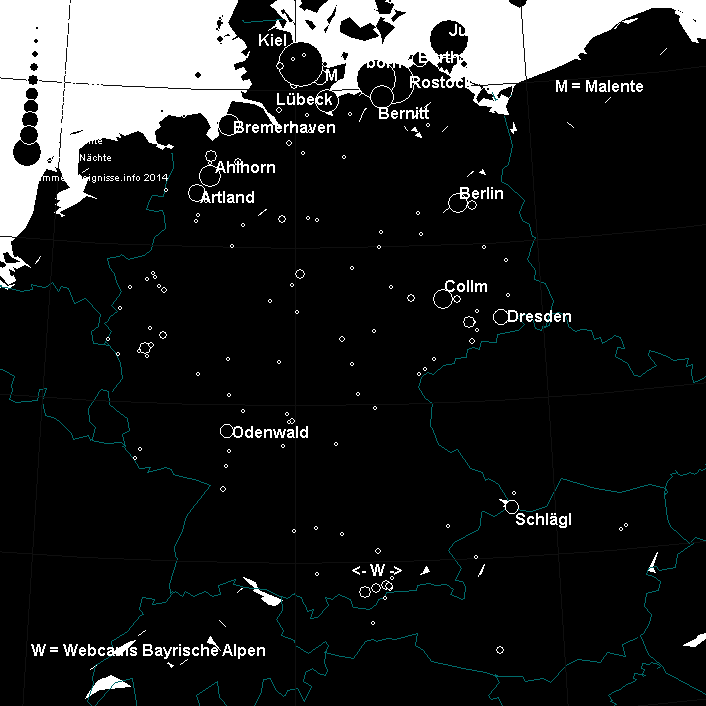 NLC-Beobachtungen in Mitteleuropa 2014