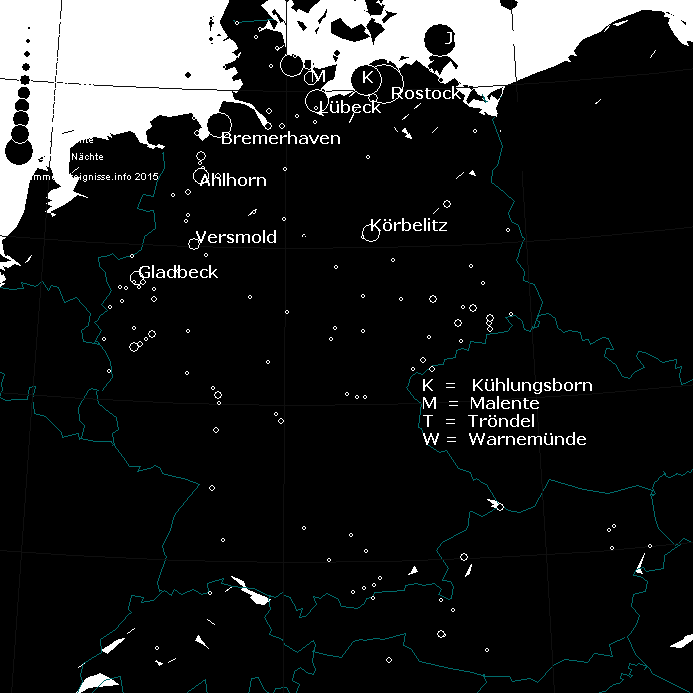 NLC-Beobachtungen in Mitteleuropa 2015