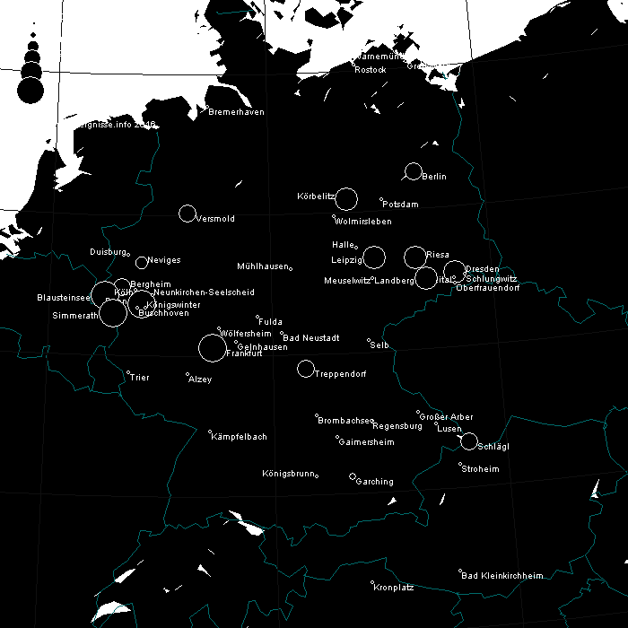 NLC-Beobachtungen in Mitteleuropa in der Nacht 05./06.07.2016